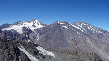 Volcan San Jose (right) and Marmolejo (left)