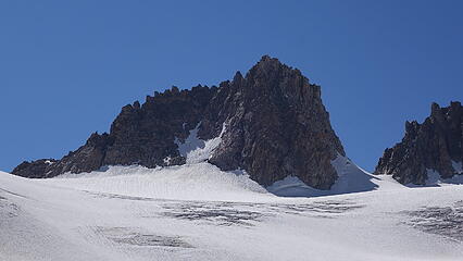 Koven finally comes into view; south ridge on left