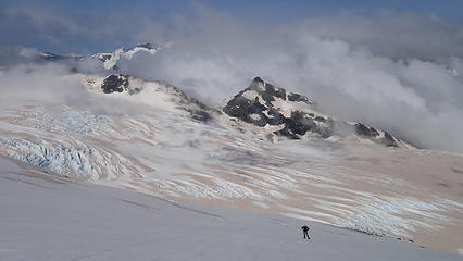 Lower Bonar Glacier below