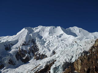 Illimani from the tent