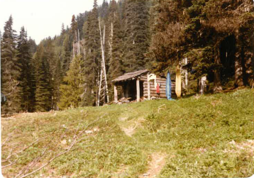 Bear camp shelter 1980