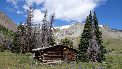 Old cabin at the Meadow Creek Meadow