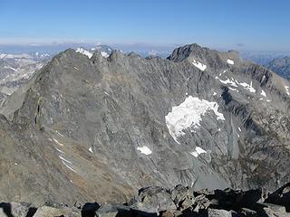 Seven Fingered Jack and Mount Fernow from Mount Maude