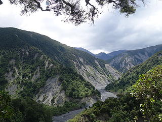 View further up the Hapuku Valley from the bypass trail
