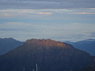 This is the top of the peak with the 2000m wall above Tembagapura