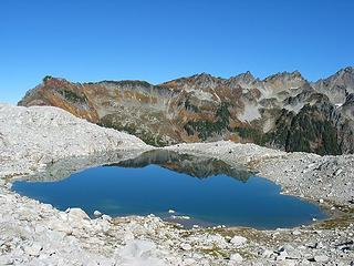Point 6490' and West Triad Arm from Upper Hidden Lake