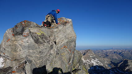 Eric on top of Pinnacle Ridge