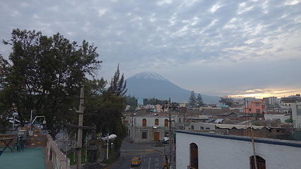 Volcan Misti towers above Arequipa
